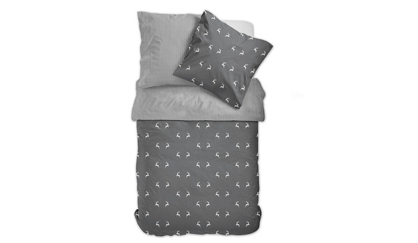 Bettwäsche Flanell Wende Hirsch