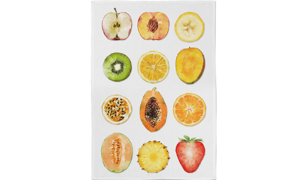 Geschirrtuch Digitaldruck Früchte