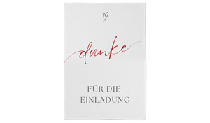 Geschirrtuch Danke für die Einladung